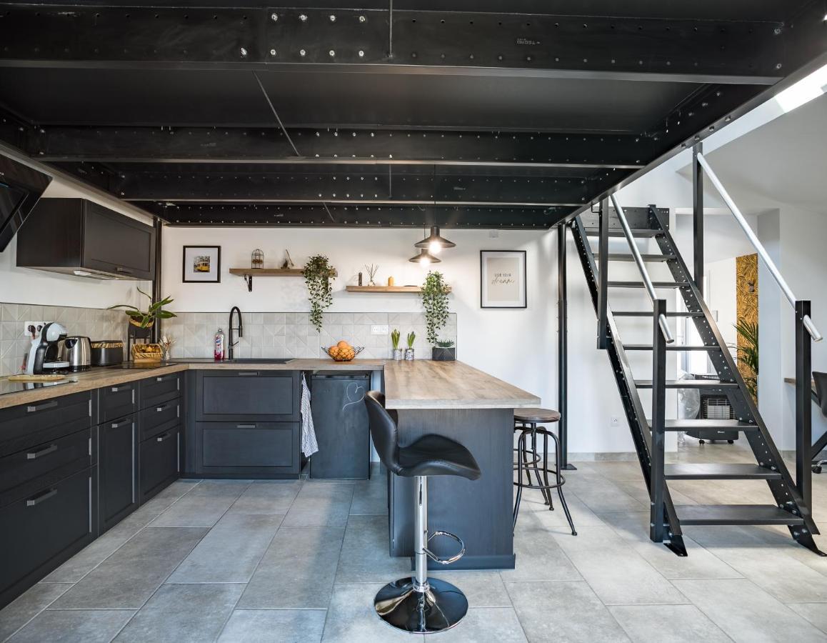 Apartamento Loft avec jardin et parking privé Troyes Exterior foto